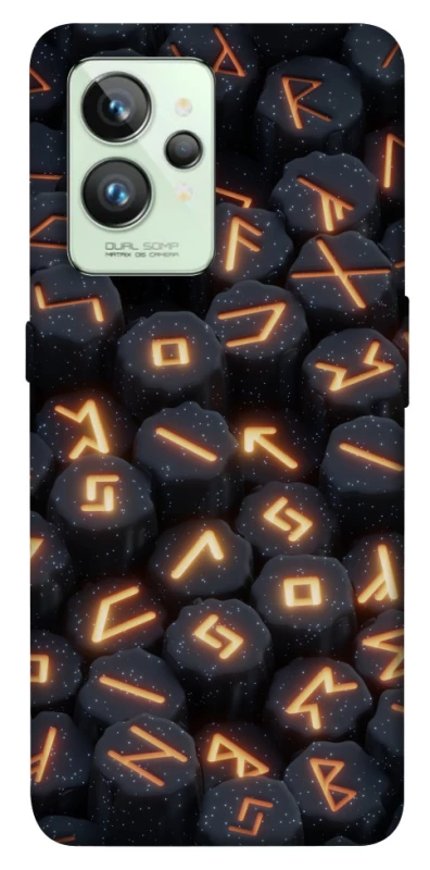 Чехол на Realme GT2 Огненые руны фото 1 из 1