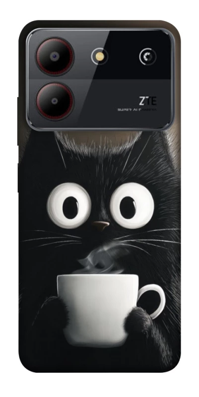 Чохол на ZTE Blade A54 4G morning cat фото 1 з 1