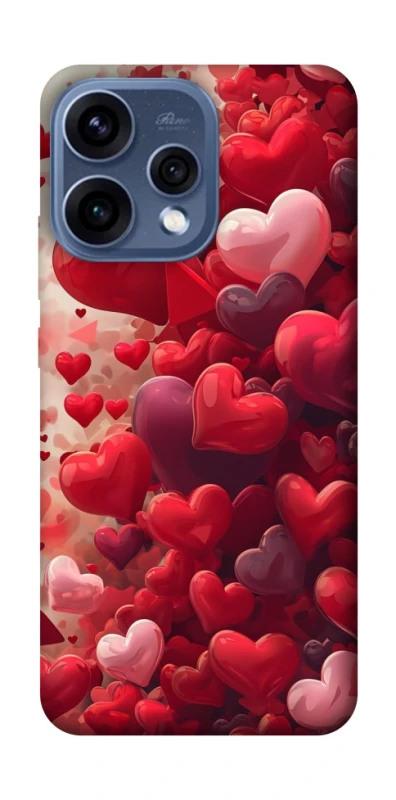 Чохол на Oppo Reno 15 Many hearts фото 1 з 2