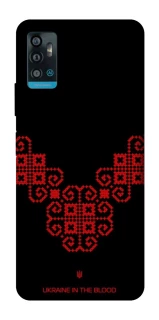 Чохол на ZTE Blade A71 Чорно-червона вишиванка фото 1 з 1