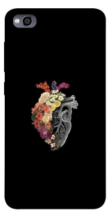 Чохол на Xiaomi Redmi 4a Heart with flowers фото 1 з 1