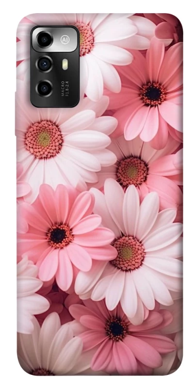 Чехол на ZTE Blade V40 Vita Розовые цветы v2 фото 1 из 1