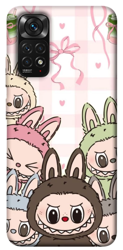 Чохол на Xiaomi Redmi Note 11 (Global) / Note 11S All Labubu 2 фото 1 з 1