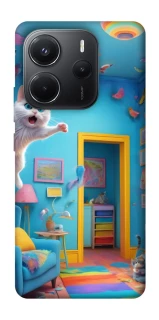 Чохол на Xiaomi Redmi Note 14 4G (Int. version) crazy cat фото 1 з 1