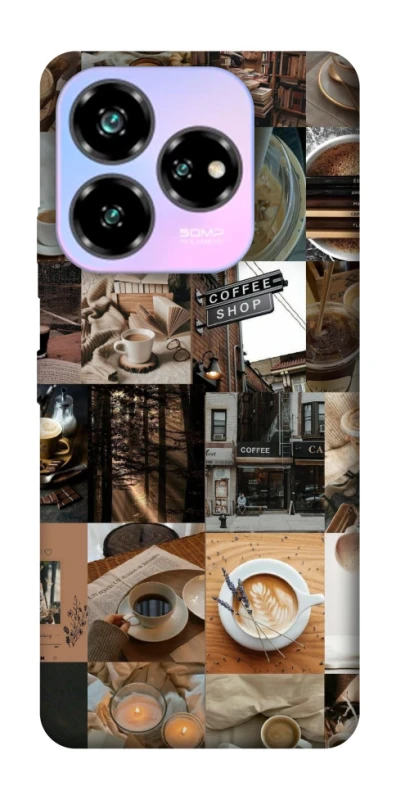 Чохол на ZTE Nubia V60 Coffee collage ver.3 фото 1 з 1