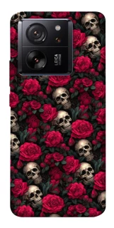 Чохол на Xiaomi 13T Черепа та рози фото 1 з 1