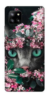 Чохол на Samsung Galaxy A42 5G Кіт в квітах фото 1 з 1