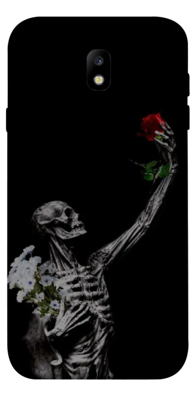 Чохол на Samsung J730 Galaxy J7 (2017) Skeleton vs Rose фото 1 з 1