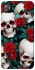 Чехол на TECNO POP 4 skull and rose фото 1 из 1