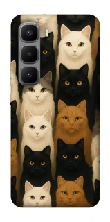 Чехол на Infinix Hot 60 Pro+ Colorful Cat Collage фото 1 Чехол на Infinix Hot 60 Pro+ Colorful Cat Collage фото 1 из 1