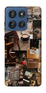 Чехол на Motorola Edge 60 Stylus Coffee collage ver.2 фото 1 из 1