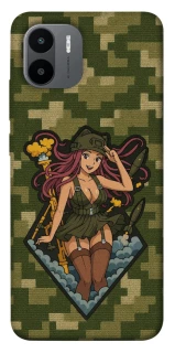 Чохол на Xiaomi Redmi A1 / A2 Military Waifu фото 1 з 1