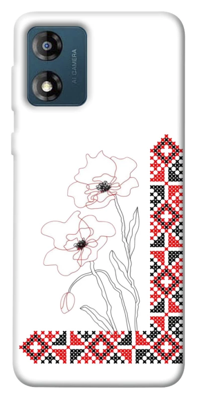 Чехол на Motorola Moto E13 Вышиванка на смартфон фото 1 из 1