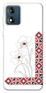 Чехол на Motorola Moto E13 Вышиванка на смартфон фото 1 из 1