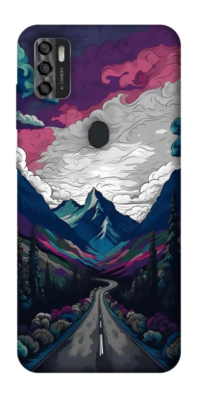 Чехол на ZTE Blade A7s (2020) Нарисованные горы фото 1 из 1