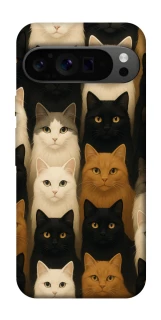 Чехол на Google Pixel 9 Pro Colorful Cat Collage фото 1 Чехол на Google Pixel 9 Pro Colorful Cat Collage фото 1 из 1
