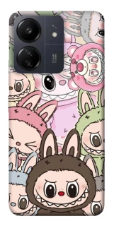 Чохол на Xiaomi Redmi 13C All Labubu 3 фото 1 з 1