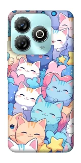 Чехол на ZTE Blade A75 4G Funny Kittens ver.3 фото 1 из 1