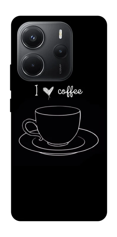 Чехол на Xiaomi Redmi Note 14 4G (Int. version) Black coffee фото 1 из 1