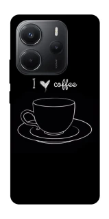 Чохол на Xiaomi Redmi Note 14 4G (Int. version) Black coffee фото 1 з 1