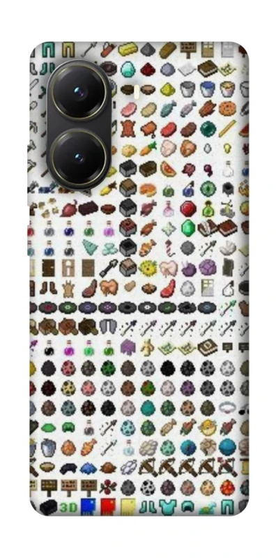 Чохол на Xiaomi Poco X6 Pro Minecraft v2 фото 1 з 1