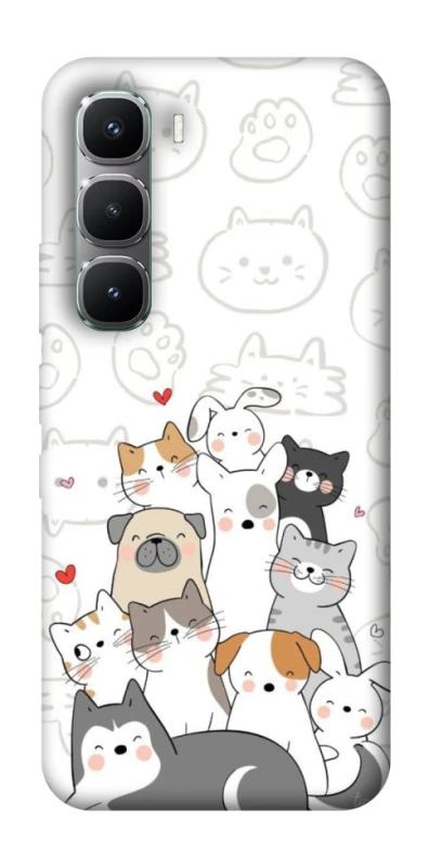 Чохол на Infinix Hot 60 Pro Funny Pets фото 1 з 1