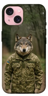 Чехол на Apple iPhone 15 (6.1") Волк защитник фото 1 из 1