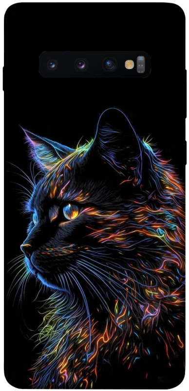 Чохол на Samsung Galaxy S10+ Чорний кіт фото 1 з 1