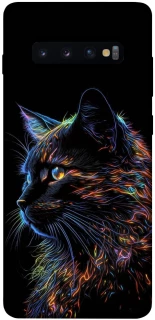 Чохол на Samsung Galaxy S10+ Чорний кіт фото 1 з 1