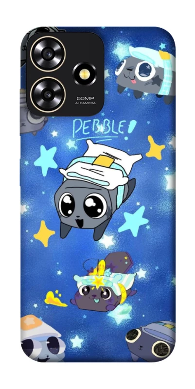 Чохол на ZTE Blade A73 4G Pebble kitten stars фото 1 з 1