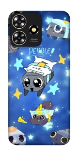 Чохол на ZTE Blade A73 4G Pebble kitten stars фото 1 з 1