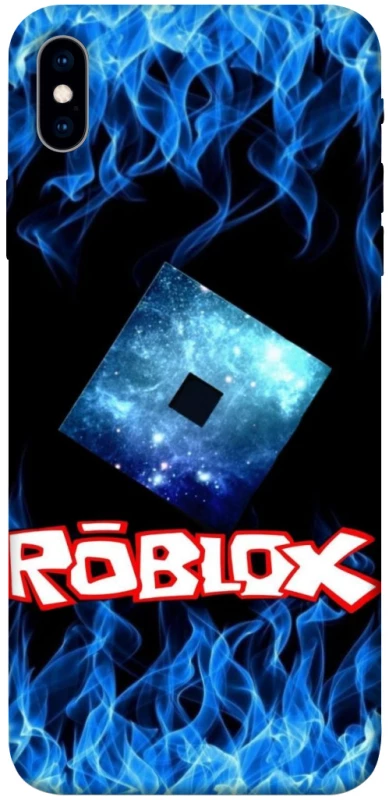 Чохол на Apple iPhone XS Max (6.5") Roblox Galaxy Flame Logo фото 1 з 1