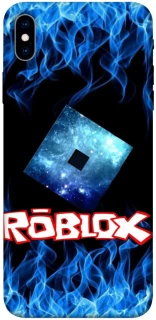 Чохол на Apple iPhone XS Max (6.5") Roblox Galaxy Flame Logo фото 1 з 1