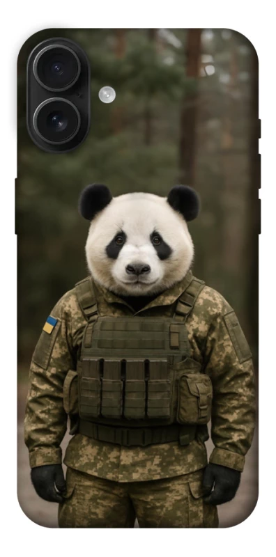 Чехол на Apple iPhone 16 Plus Панда защитник фото 1 из 1