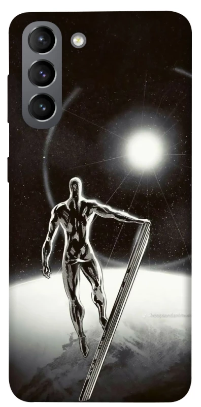 Чохол на Samsung Galaxy S21 Срібний серфер фото 1 з 1