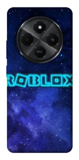 Чехол на Xiaomi Poco M7 Roblox Space Logo Blue фото 1 из 1