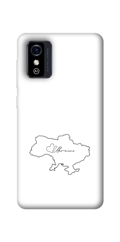 Чехол на ZTE Blade L9 Ukraine map фото 1 из 1