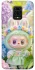 Чехол на Xiaomi Redmi Note 9s / Note 9 Pro / Note 9 Pro Max Labubu & Flowers ver.2 фото 1 из 1