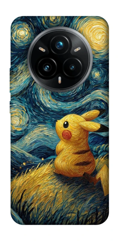 Чохол на Realme 14 Pro+ Pikachu and Van Gogh фото 1 з 1