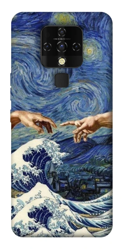 Чехол на TECNO Camon 16 SE Art collage ver.7 фото 1 из 1