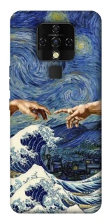 Чехол на TECNO Camon 16 SE Art collage ver.7 фото 1 из 1