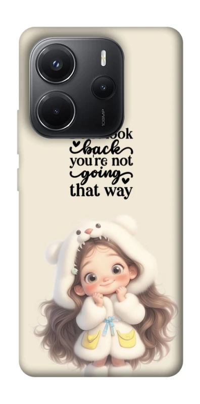 Чохол на Xiaomi Redmi Note 14 4G (Int. version) Don't look back фото 1 з 1