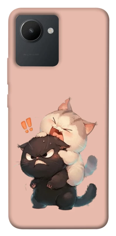 Чехол на Realme C30s Сat and cat фото 1 из 1