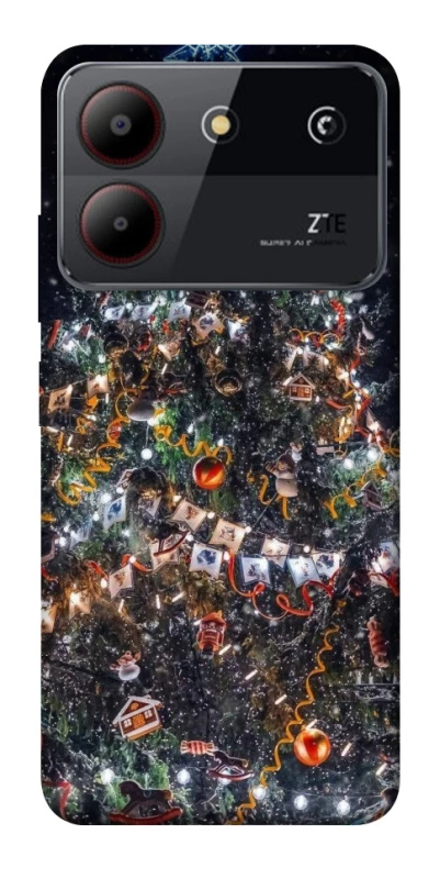 Чохол на ZTE Blade A54 4G Новорічний v28 фото 1 з 1