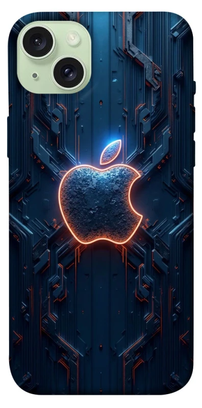 Чехол на Apple iPhone 15 Plus (6.7") Apple logo ver.1 фото 1 из 1