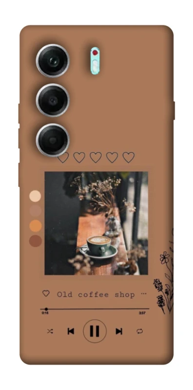 Чехол на Tecno Camon 40 Pro Coffee player фото 1 из 1