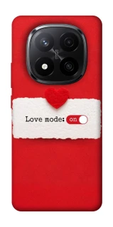 Чохол на Xiaomi Redmi Note 14 Pro+ 5G Love Mode ON фото 1 з 1