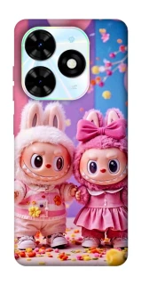 Чехол на TECNO Spark Go 2024 Labubu twins ver.2 фото 1 из 1