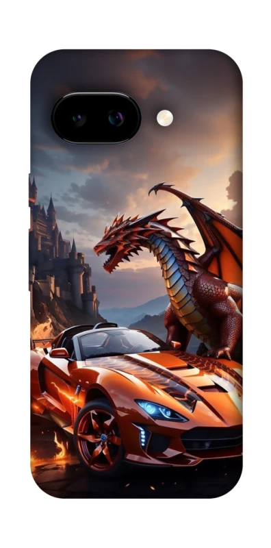 Чохол на Google Pixel 9a Сar and dragon фото 1 з 1