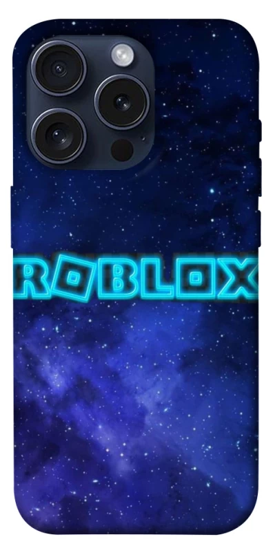 Чохол на Apple iPhone 15 Pro (6.1") Roblox Space Logo Blue фото 1 з 1